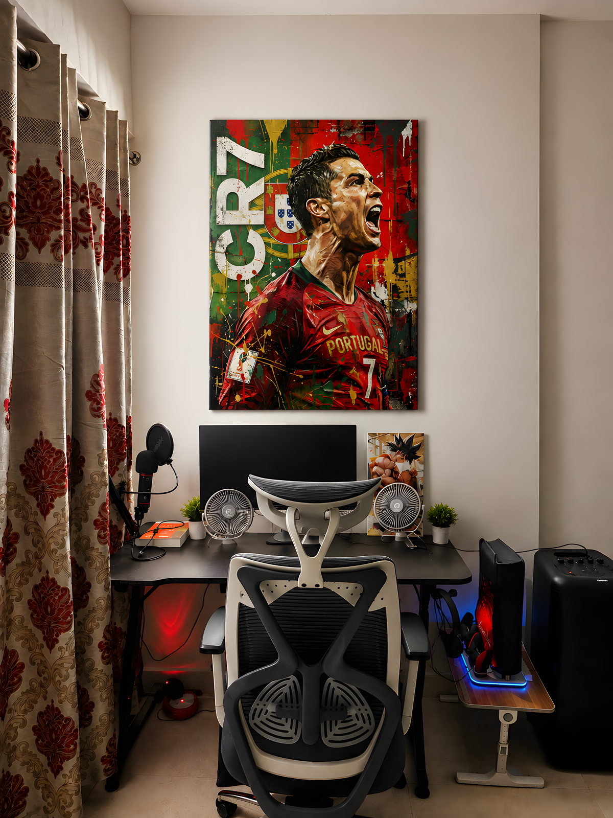Cristiano Ronaldo Metal Poster | 5x Ballon d'Or Legend | 11.7 × 8.3 inches