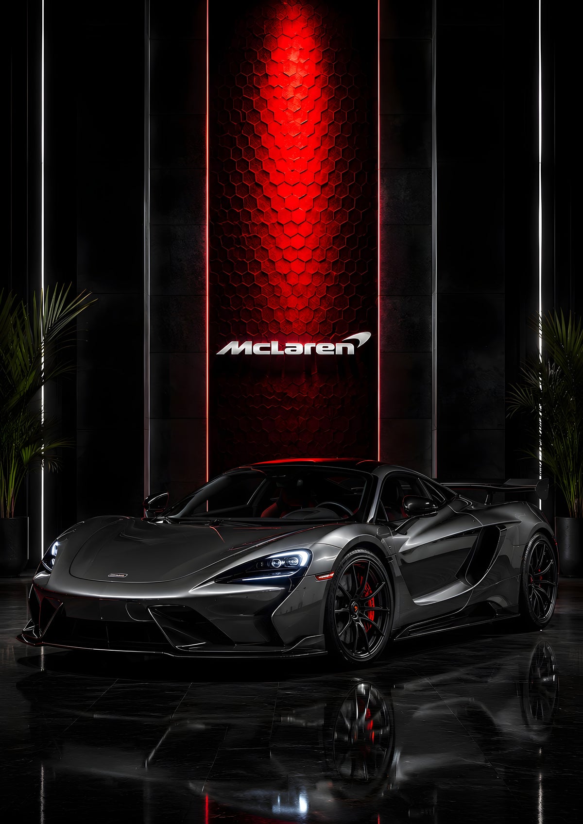 McLaren 570S - Precision Redefined Metal Wall Art