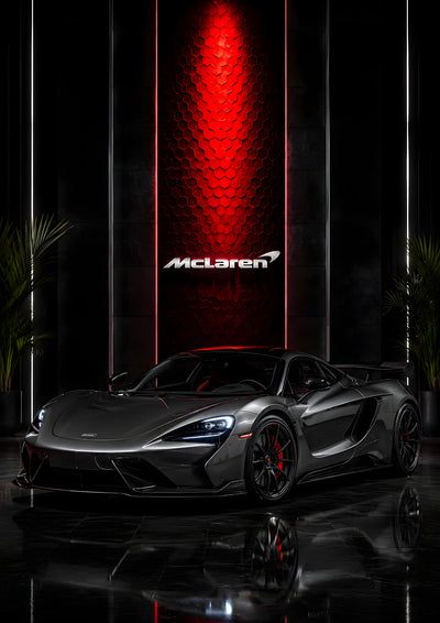 McLaren 570S - Precision Redefined Metal Wall Art