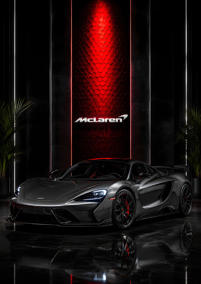 McLaren 570S - Precision Redefined Metal Wall Art