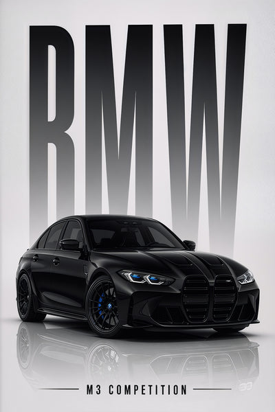 BMW M3 Competition – Motorsport Heritage Metal Wall Art