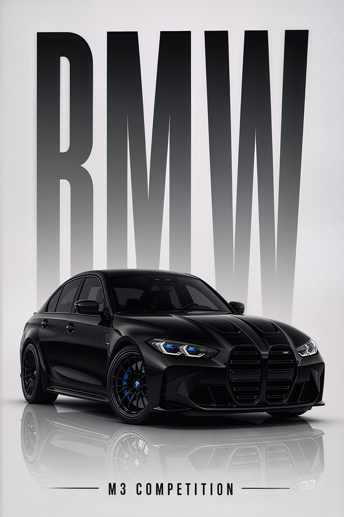 BMW M3 Competition – Motorsport Heritage Metal Wall Art