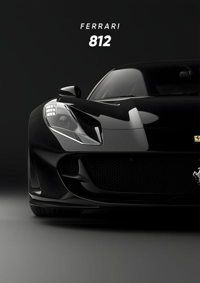 Ferrari 812 Superfast – V12 Legacy Metal Wall Art