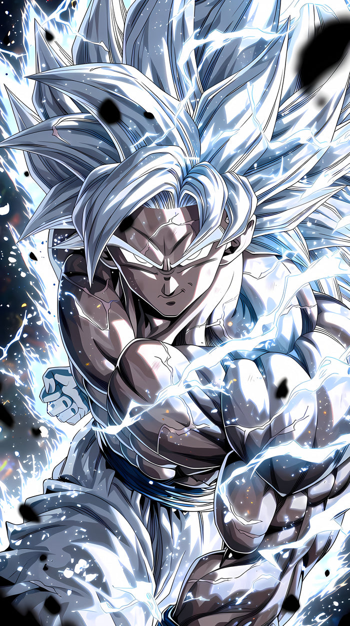 Goku Ultra Instinct – Divine Ascension Metal Wall Art