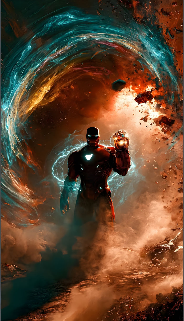 Iron Man – Cosmic Infinity Metal Wall Art