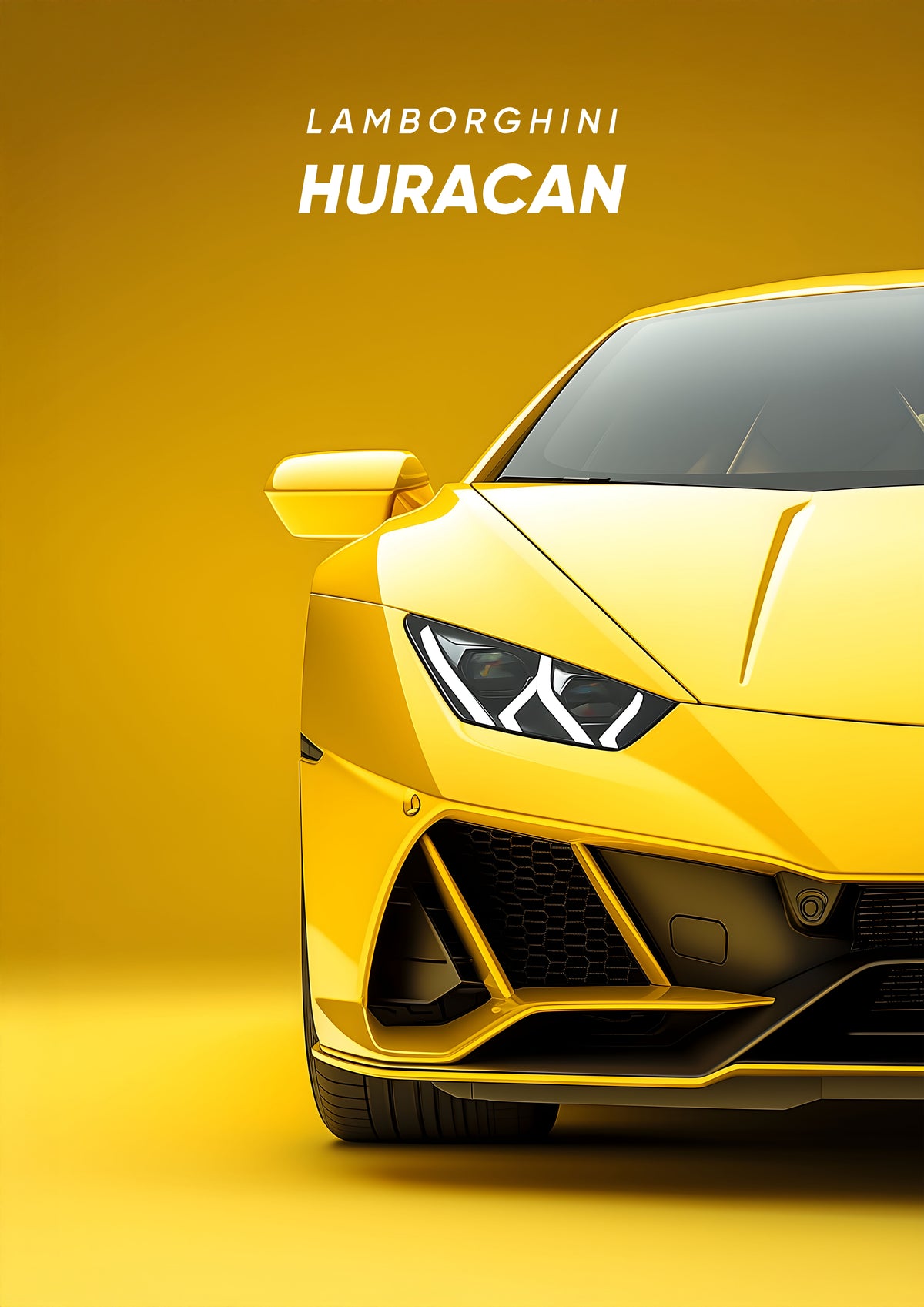 Lamborghini Huracán – V10 Excellence Metal Wall Art