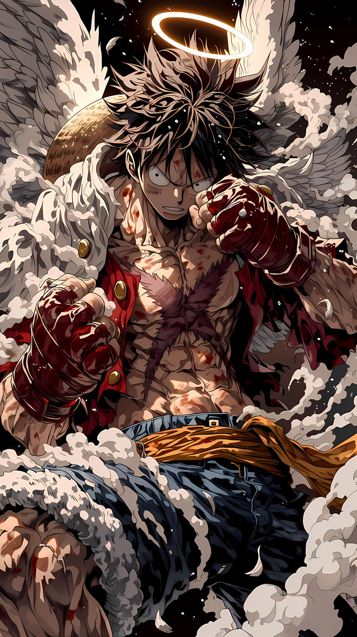 Luffy – Fallen Hero Ascension Metal Wall Art