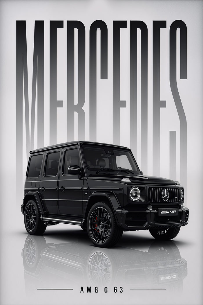 Mercedes-AMG G63 – Icon of Power Metal Wall Art