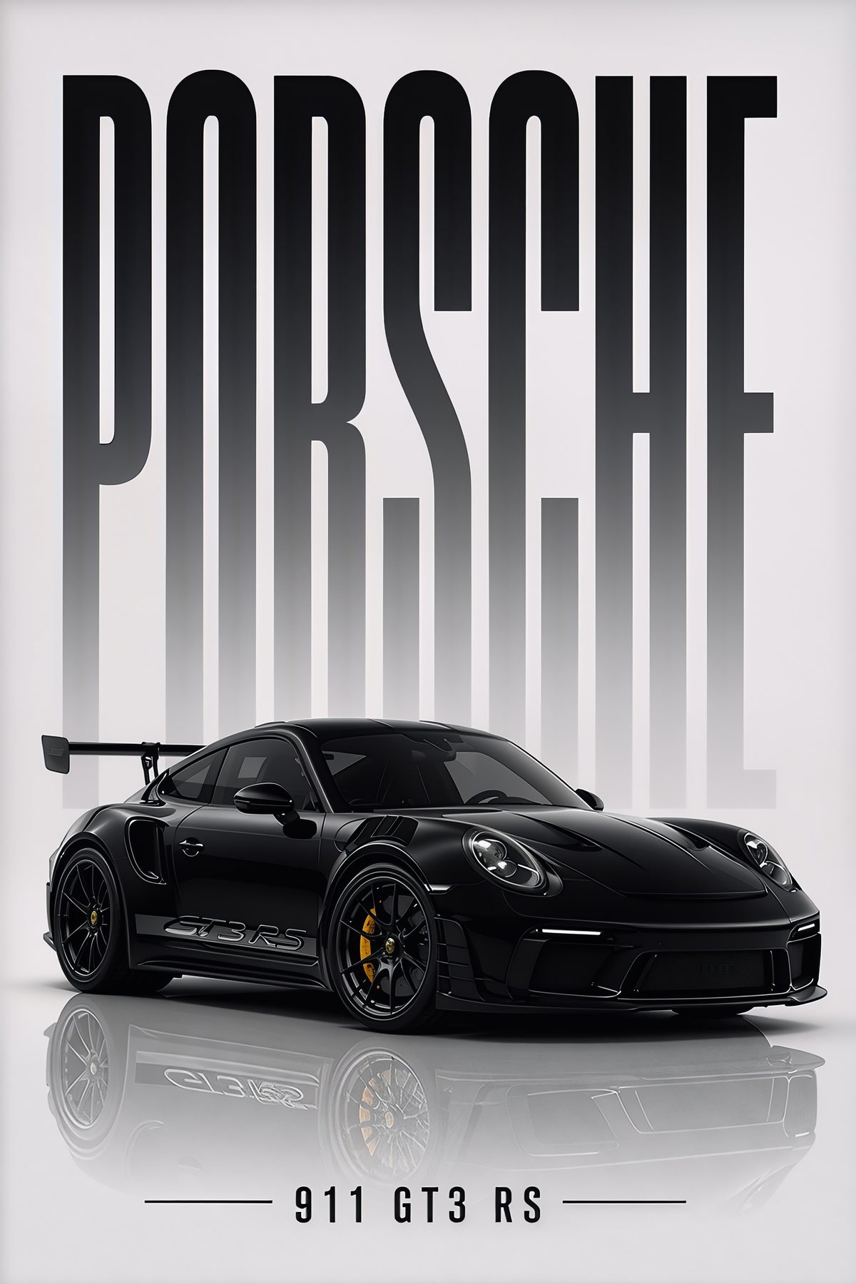 Porsche 911 GT3 RS – Track Precision Metal Wall Art
