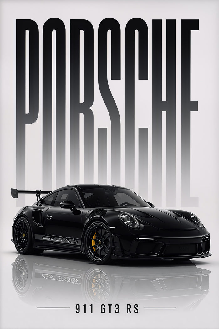 Porsche 911 GT3 RS – Track Precision Metal Wall Art