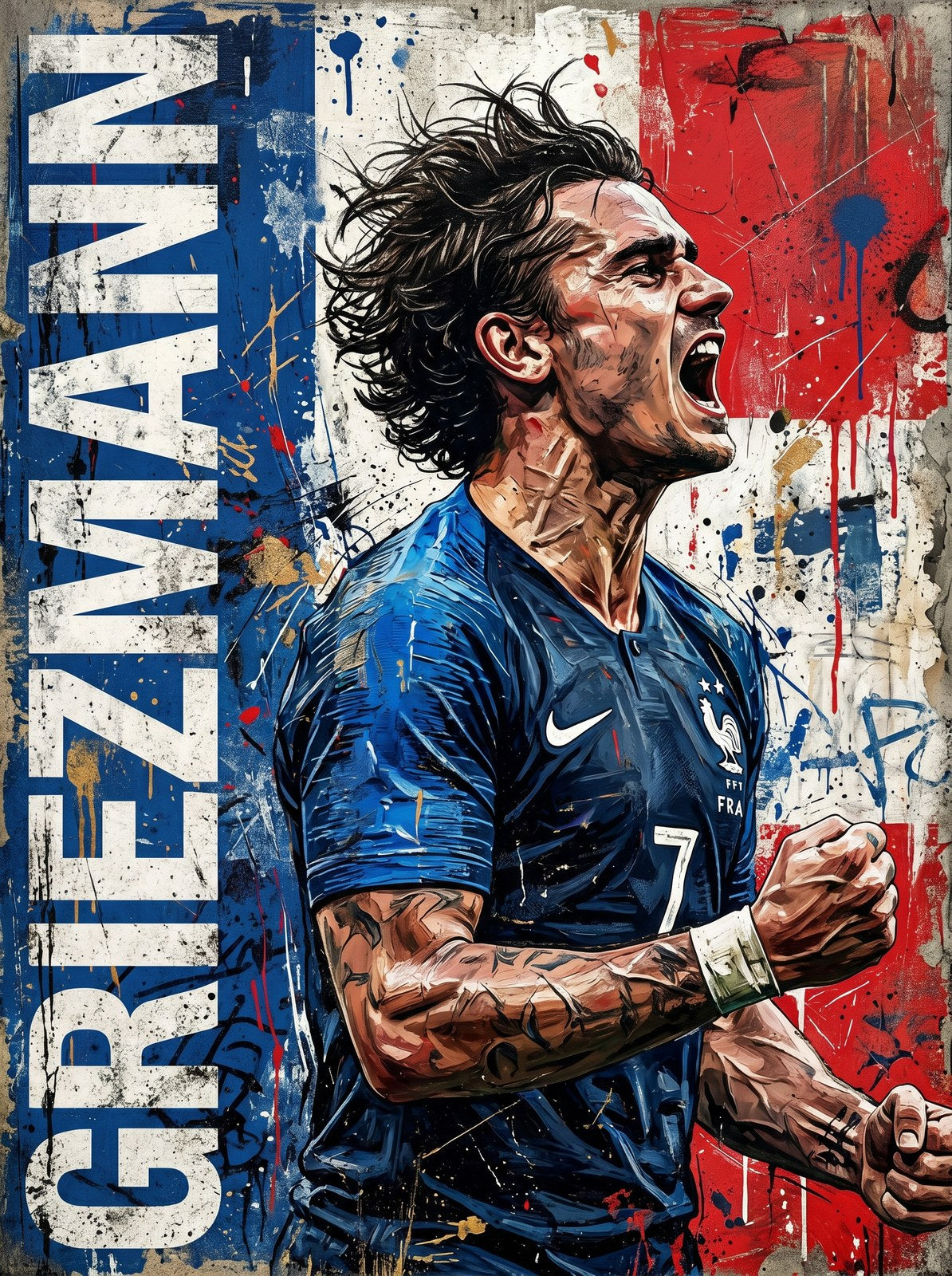 Antoine Griezmann Metal Poster