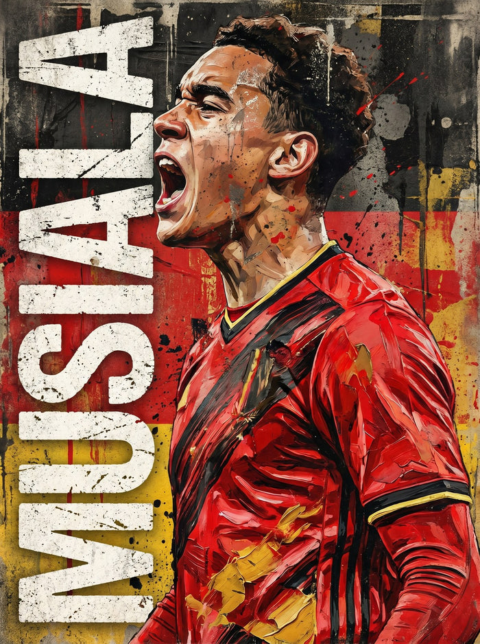 Jamal Musiala Metal Poster