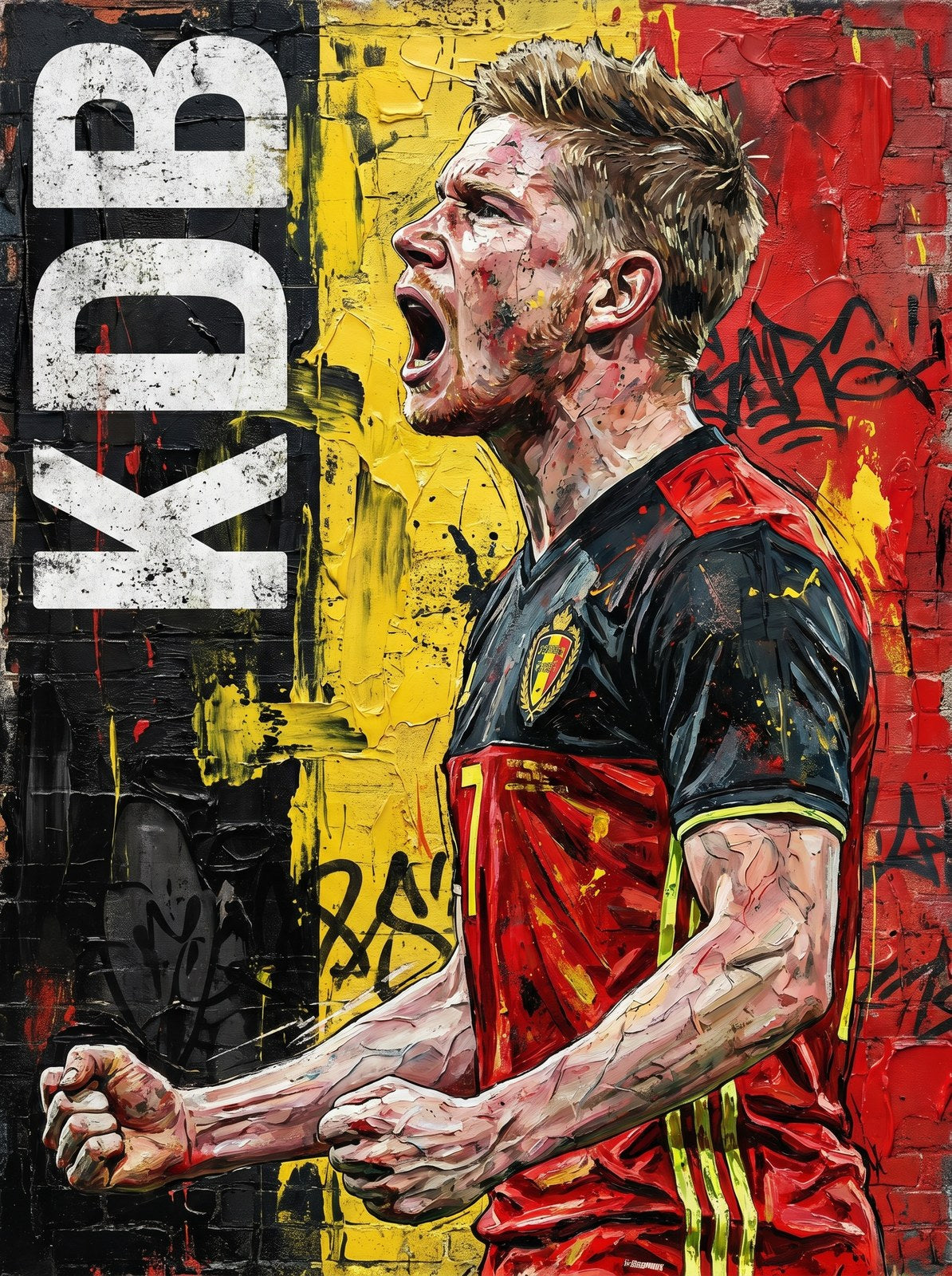 Kevin De Bruyne Metal Poster