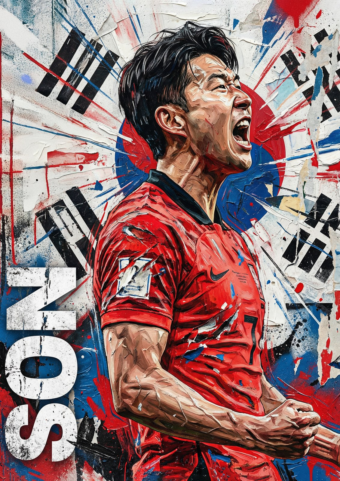 Son Heung-min Metal Poster