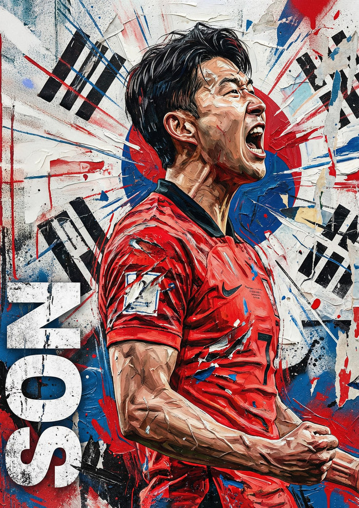 Son Heung-min Metal Poster